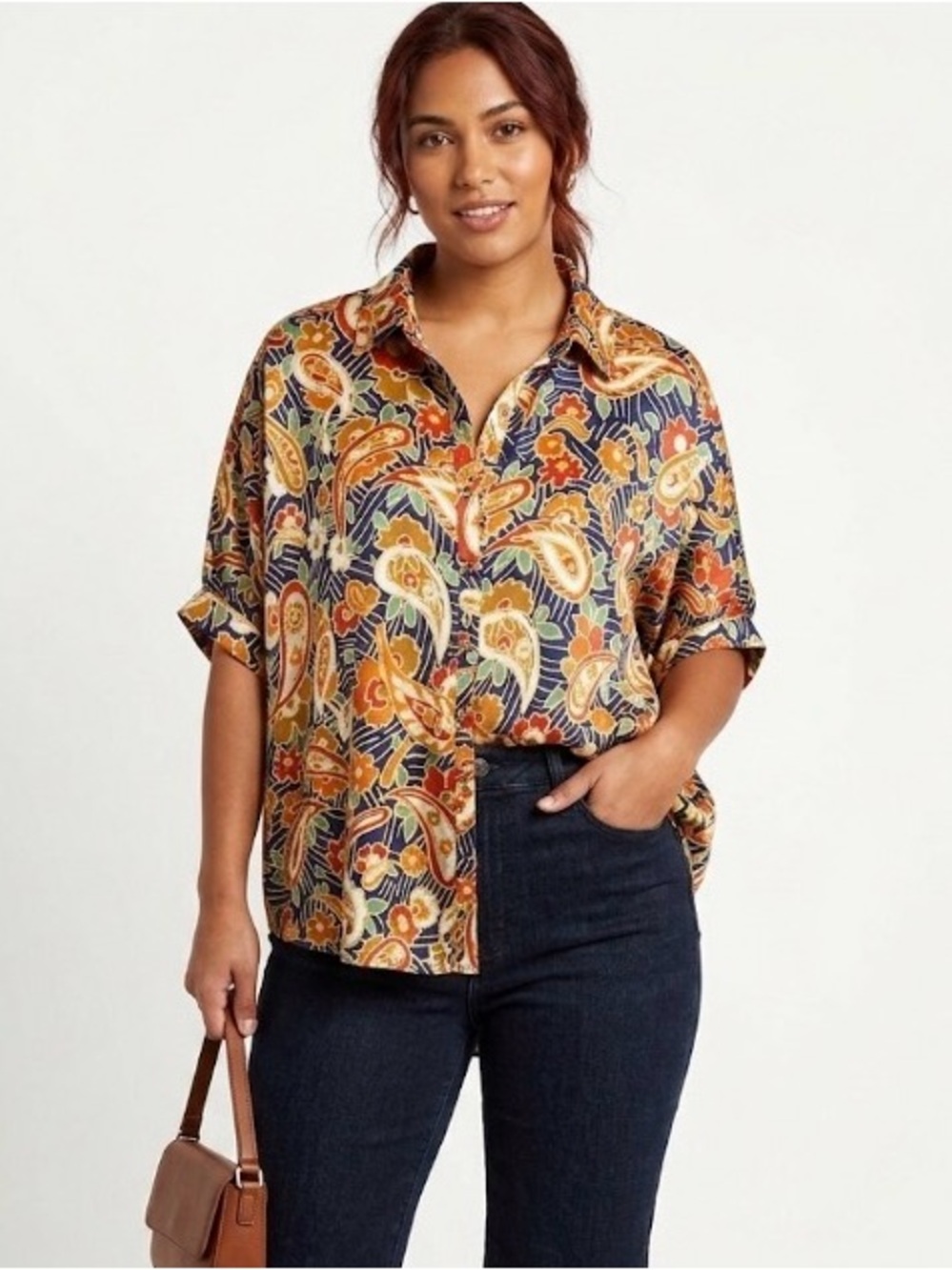 Eesome Paisley Floral Blouse